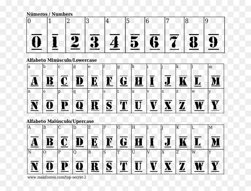 Fonte Samurai, HD Png Download - top secret stamp png