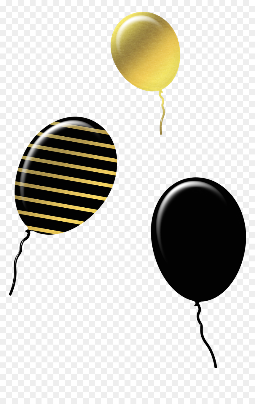 Circle, HD Png Download - black balloon png