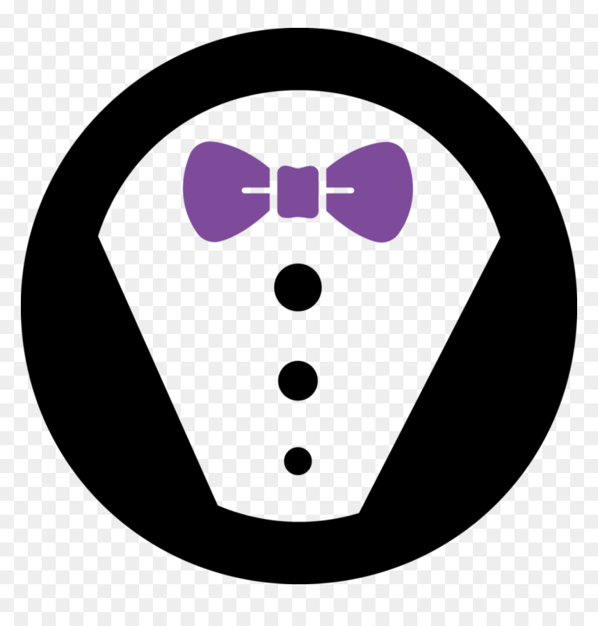 Circle, HD Png Download - bow tie icon png