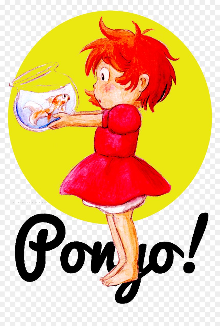 Upload1 Crop Tee Pon - Ponyo Cosplay, HD Png Download - ponyo png