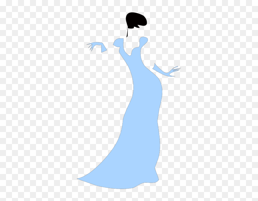 Lovely Woman In A Blue Dress Png Icons - Devastating Divas Of Delta Sigma Theta, Transparent Png - dress icon png