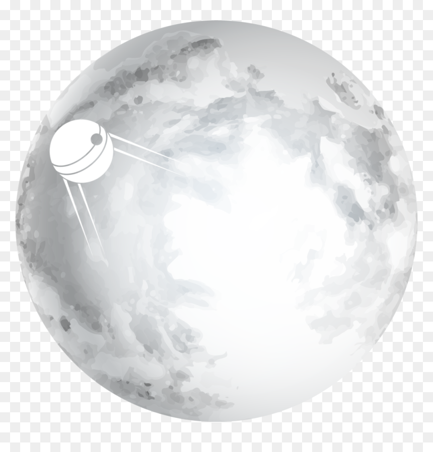 Moon-sputnik - Sphere, HD Png Download - halloween moon png