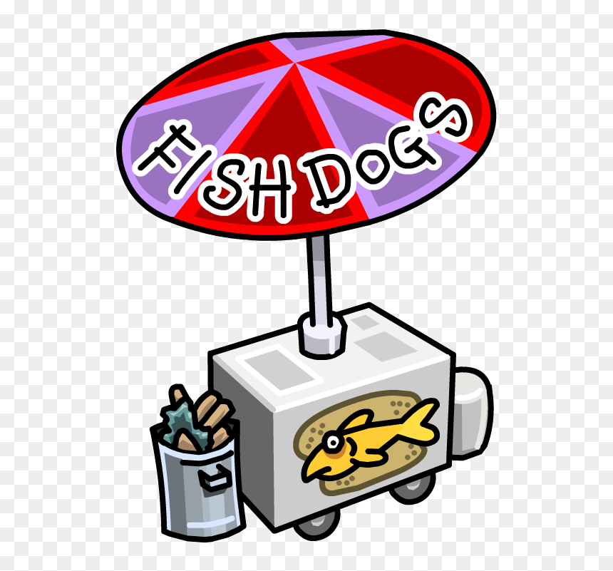 Dead Clipart Stinky Fish - Club Penguin Snack Shack, HD Png Download - dead fish png