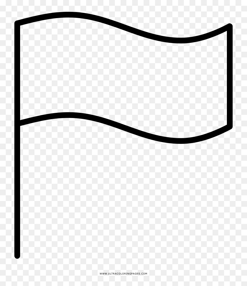 Flag Coloring Page - Line Art, HD Png Download - bandeira eua png