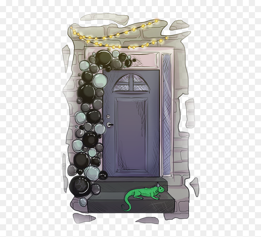 Illustration, HD Png Download - cartoon door png