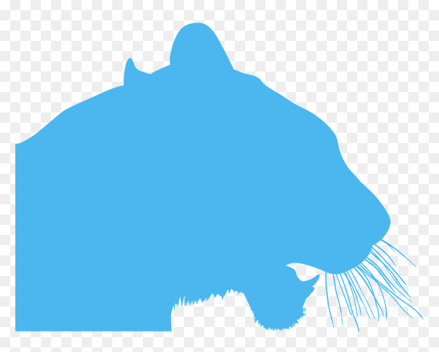 Tiger Silhouette, HD Png Download - tiger silhouette png