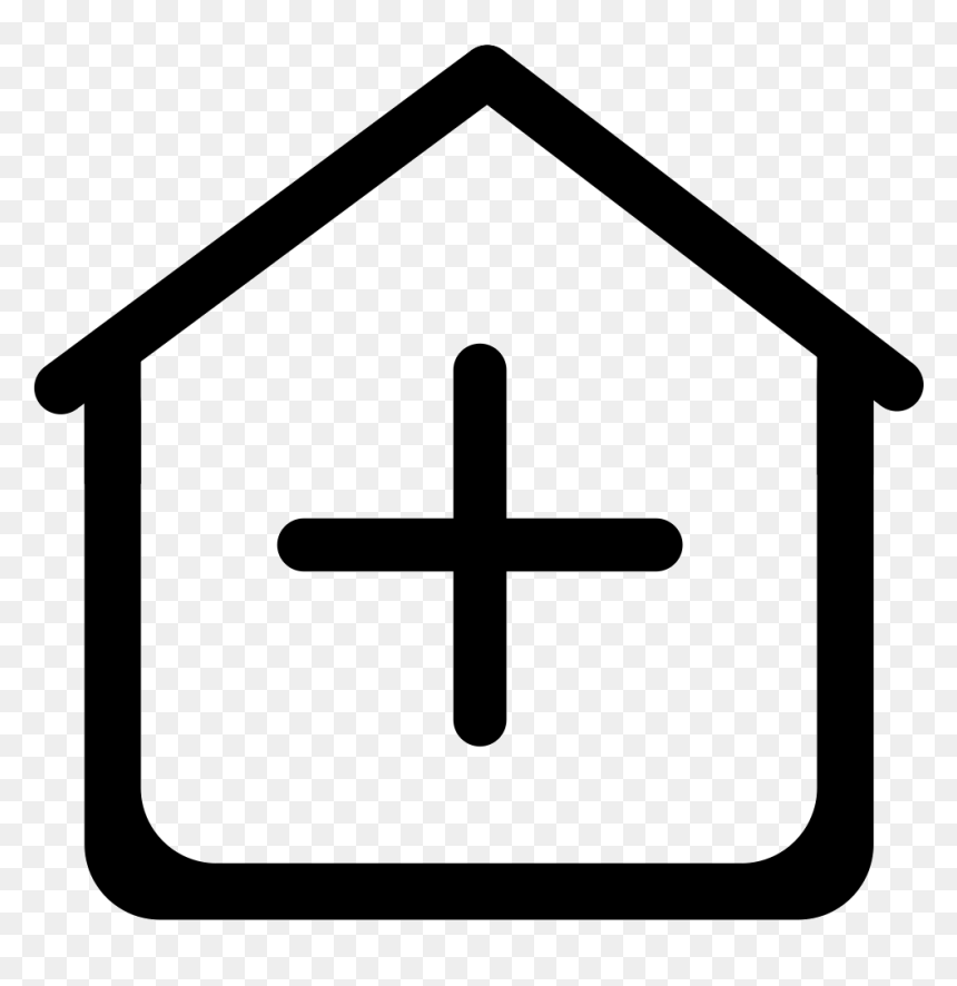 Hospital Icon - Greenhouse Icon Png, Transparent Png - hospital icon png