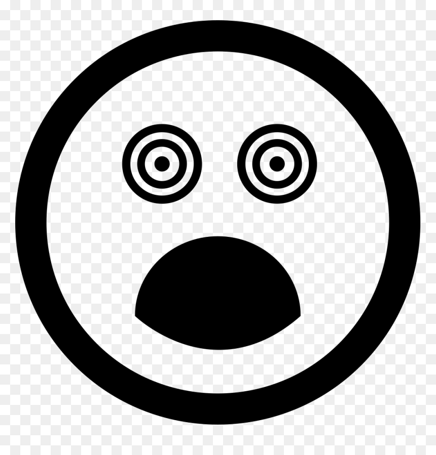Surprised Square Face With Eyes And Mouth Opened Comments - Charing Cross Tube Station, HD Png Download - smile icon png