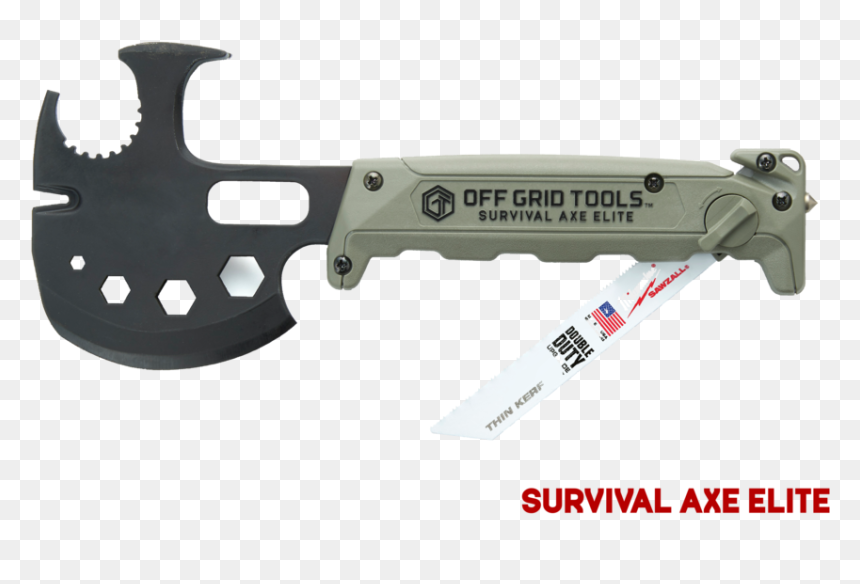 Sae 7 2 - Off Grid Tools Survival Axe, HD Png Download - hatchet png