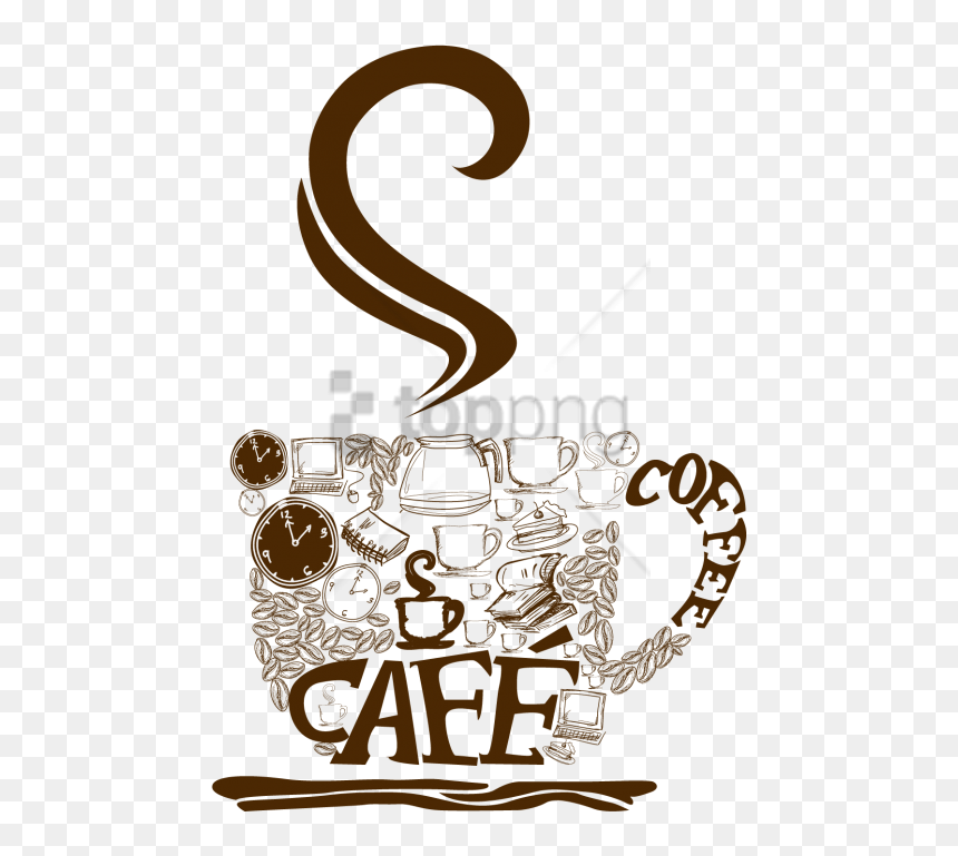 Free Png Cup Coffee Vector Png Image With Transparent - Clipart Coffee Cup Png, Png Download - coffee vector png