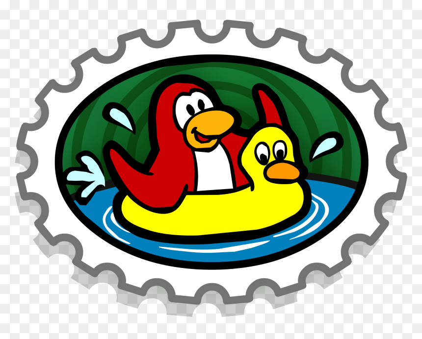 Club Penguin Rewritten Wiki - Club Penguin Recycling Stamp, HD Png Download - top secret stamp png