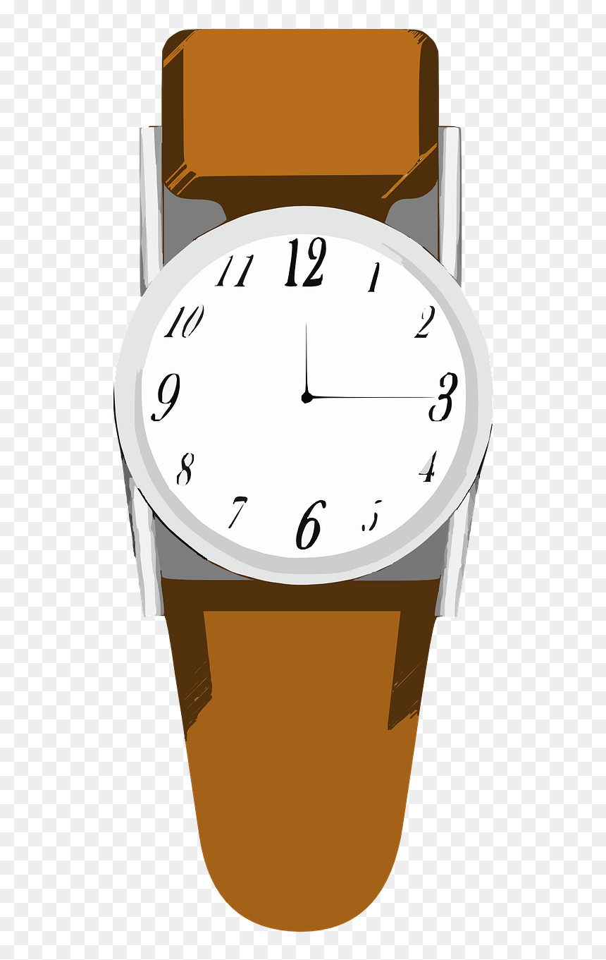 Watch Clipart Moves Free - Watch Clipart, HD Png Download - cartoon clock png