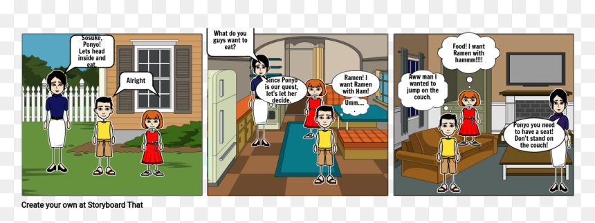Comics, HD Png Download - ponyo png