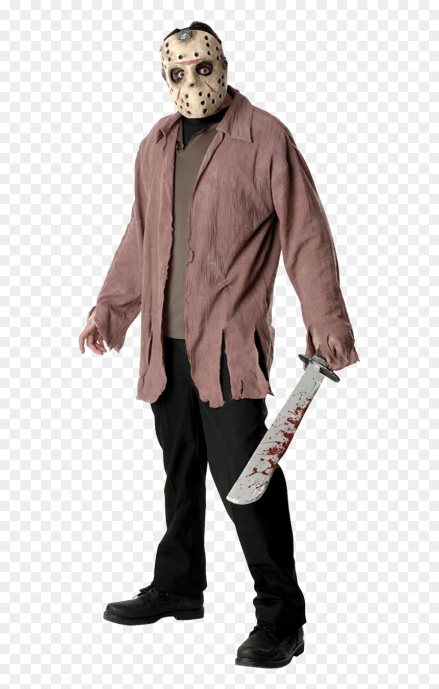 Jason Friday The 13th Costume, HD Png Download - jason voorhees mask png