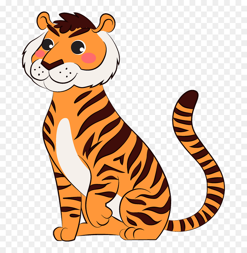 Tiger Clipart - Siberian Tiger, HD Png Download - tiger silhouette png