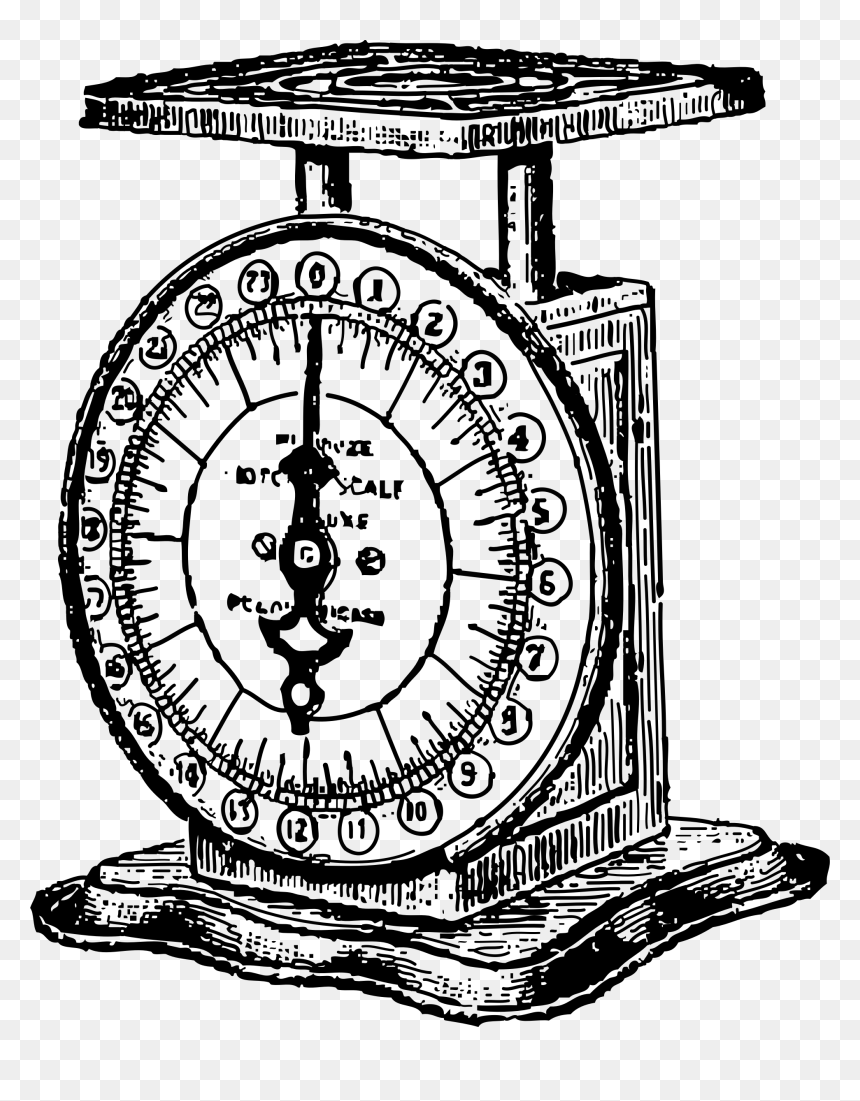 Shop Scales Clip Arts - Drawing Scales Weight, HD Png Download - scale icon png