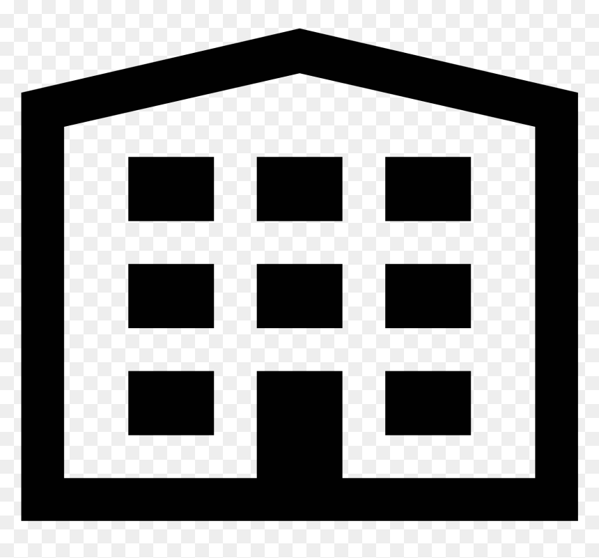 The Shape Is Mostly Square Except For The Top Where - Icon, HD Png Download - hospital icon png