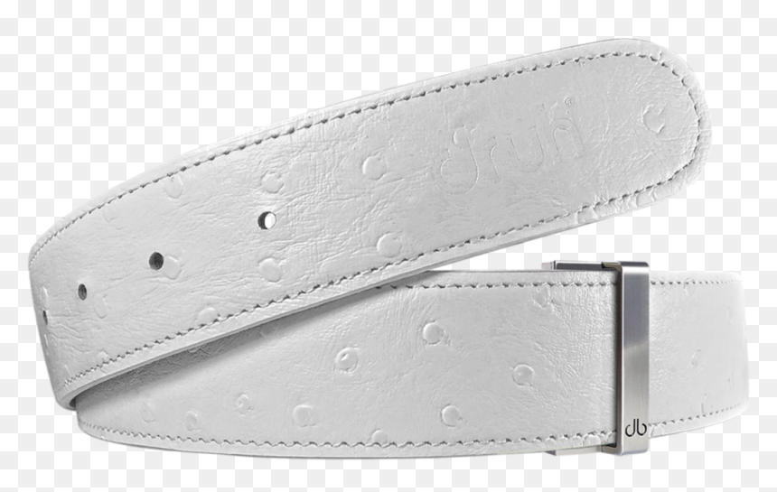 White Ostrich Texture Leather Belt - Belt, HD Png Download - white texture png