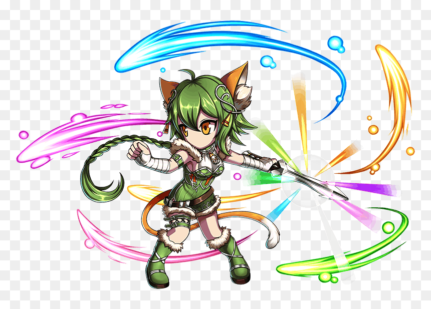 Unit Ills Thum - Brave Frontier Army Yuni, HD Png Download - wildcat png