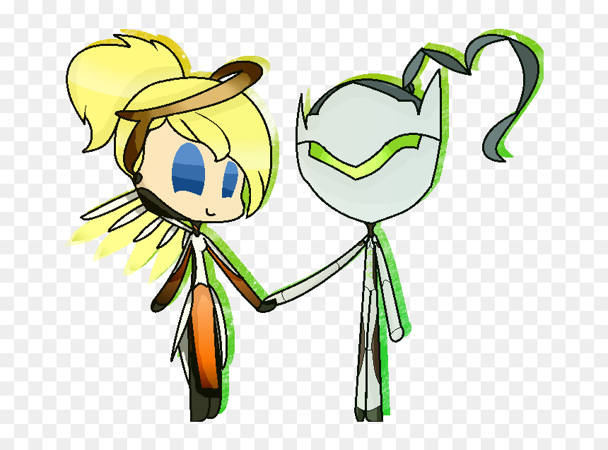 Transparent Mega Charizard X Png - Genji X Mercy, Png Download - mega charizard x png