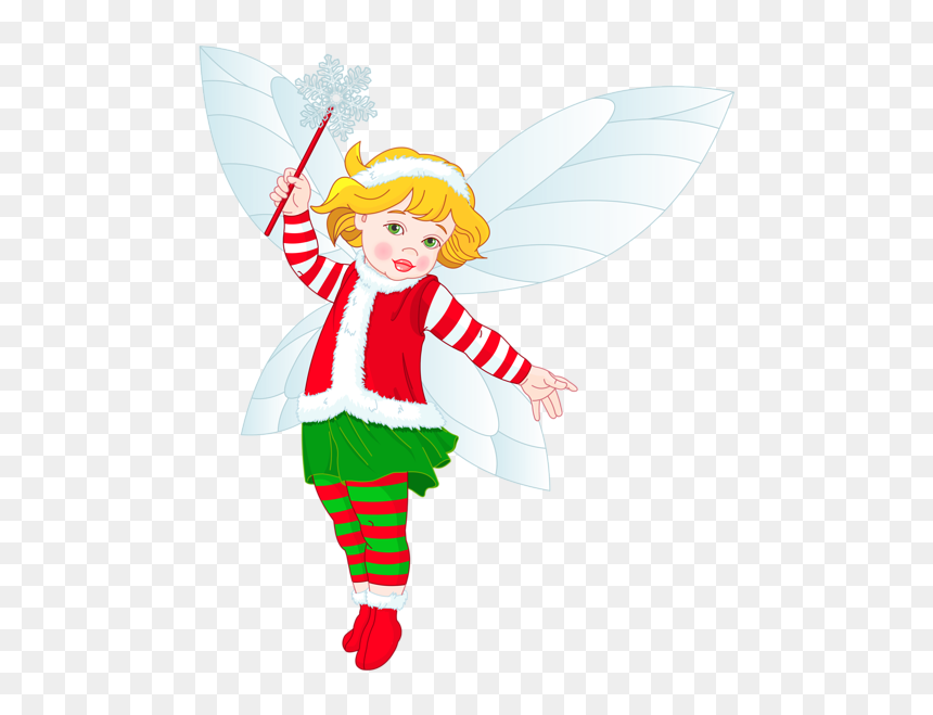 Christmas Fairy Transparent Background, HD Png Download - elf clipart png