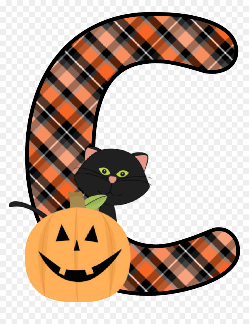 Ch B *✿* Alfabeto Calabaza De Kid Sparkz Halloween - Transparent Background Cute Halloween Clipart, HD Png Download - calabaza png