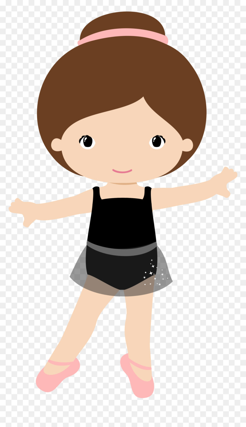 Little Girl Ballerina, Ballerina Party, Baby Ballet, - Bailarina Morena Png, Transparent Png - bailarina png