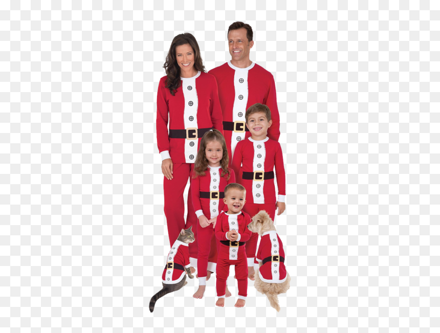 Pajamagram Santa Suit Christmas Matching Family Pajama - Christmas Onesie Pajamas, HD Png Download - santa suit png