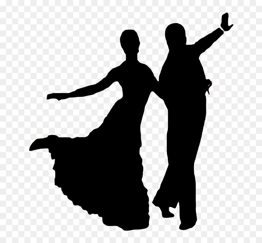 Foxtrot Lessons - Transparent Ballroom Dancers Silhouette, HD Png Download - fox silhouette png