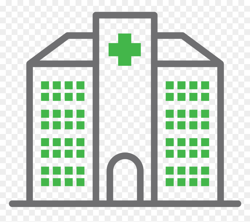Hospital Firm Icon Png, Transparent Png - hospital icon png