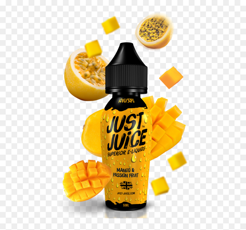 Just Juice Mango & Passion Fruit 50ml, HD Png Download - passion fruit png