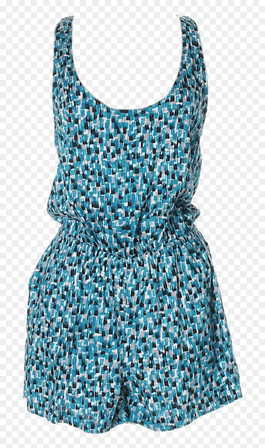 Adult Blue Romper Clip Arts - Day Dress, HD Png Download - adult png