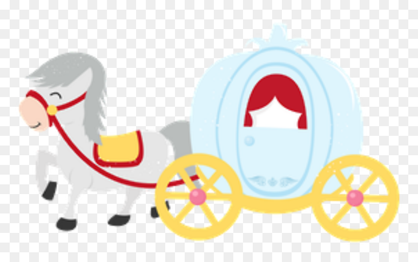 Carroza De Cenicienta Animada, HD Png Download - cinderella carriage silhouette png