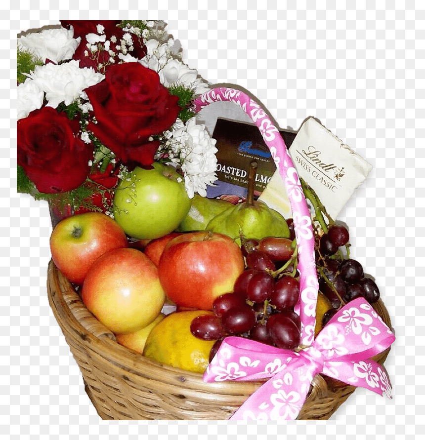 Large Fruit Basket - Apple, HD Png Download - fruit basket png