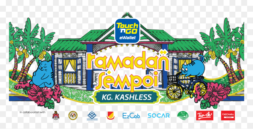 Transparent Ketupat Png - Touch N Go Ewallet Ramadan, Png Download - ketupat png