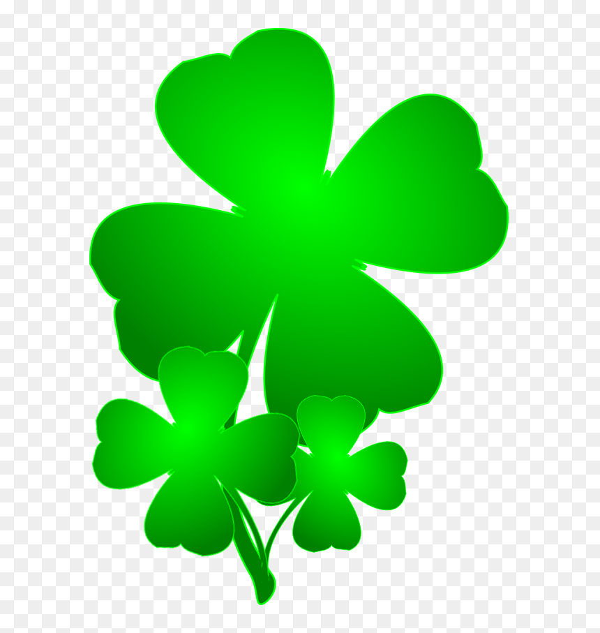 Hoja De Trebol Png Clipart , Png Download - Four Leaf Clover Clipart, Transparent Png - hoja png
