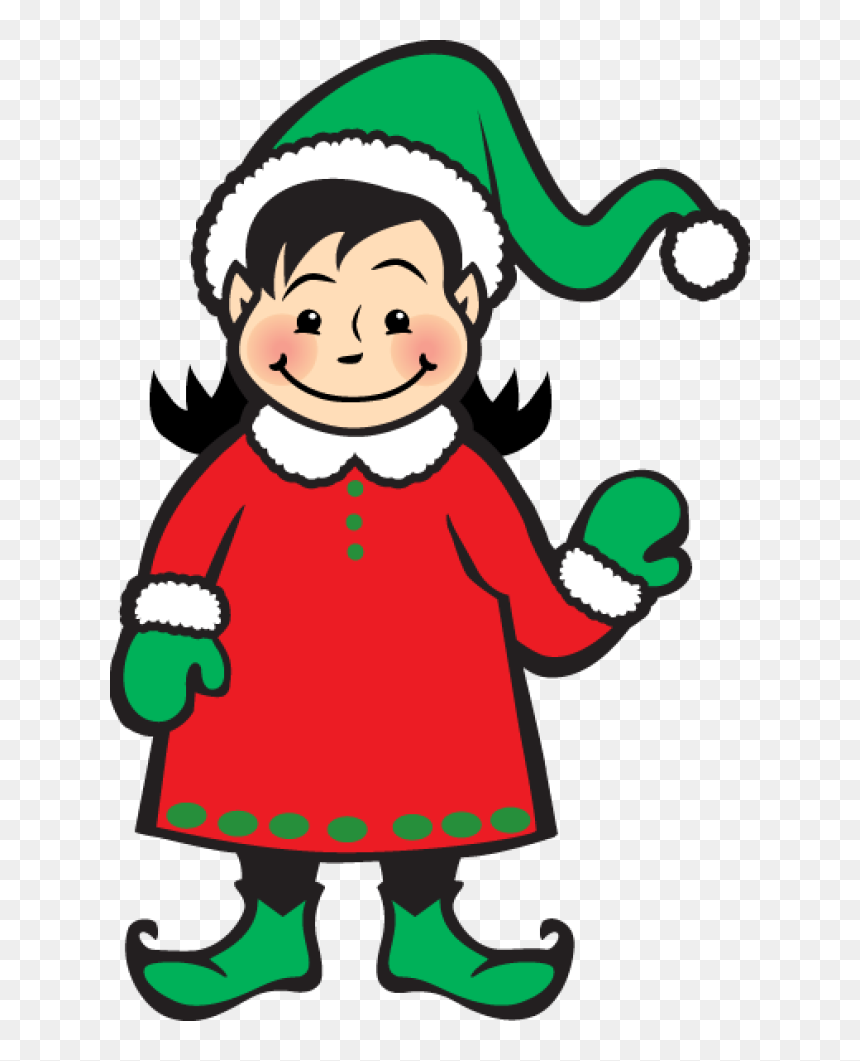 Clip Art Of Sugarplum Mary One Santas Elves Dixie Allan - Santa's Elves, HD Png Download - elves png
