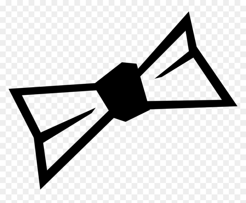 Vector Illustration Of Bow Tie Necktie Clothing Apparel - Бабочка Галстук Пнг Вектор, HD Png Download - bow tie vector png