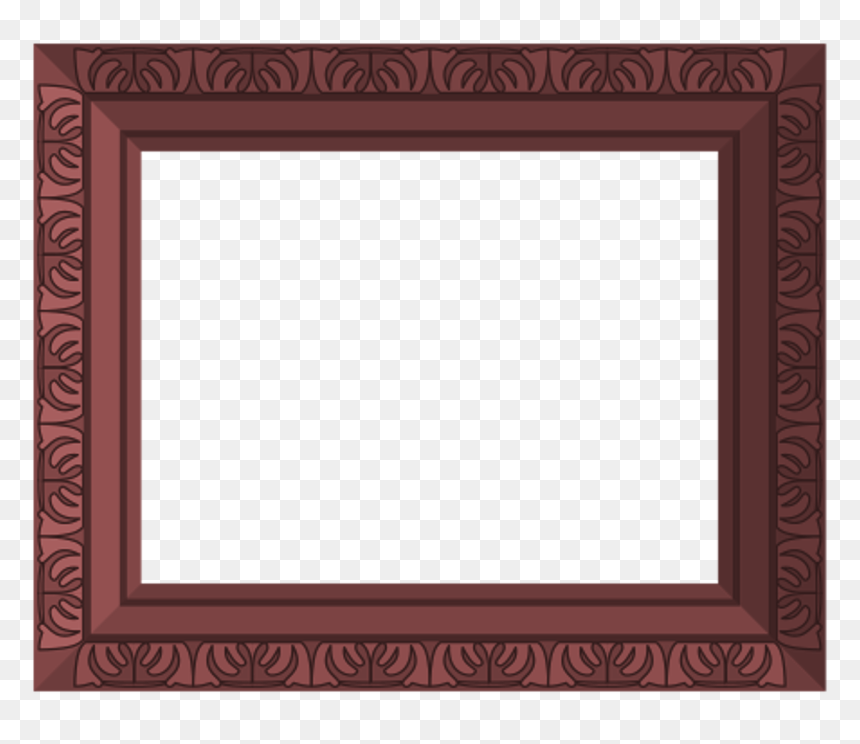 Gold Frame Overlay Transparent, HD Png Download - antique frame png