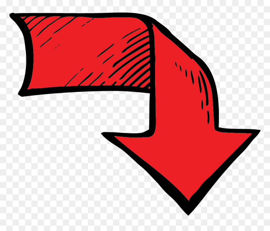 This Image Has An Empty Alt Attribute, HD Png Download - red down arrow png