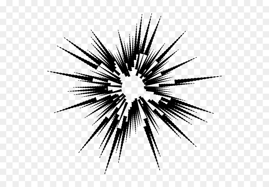 Explosion Silhouette, HD Png Download - explode png
