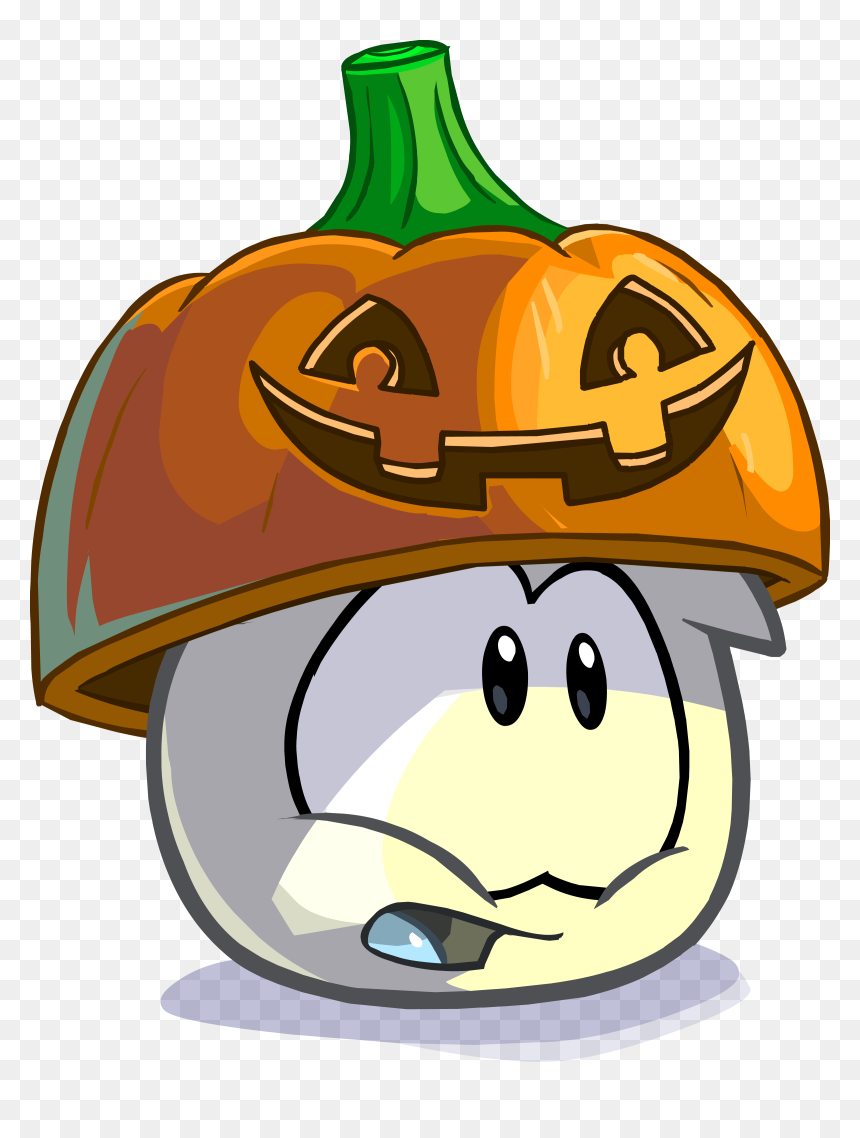 Puffle Con Calabaza - Puffle, HD Png Download - calabaza png