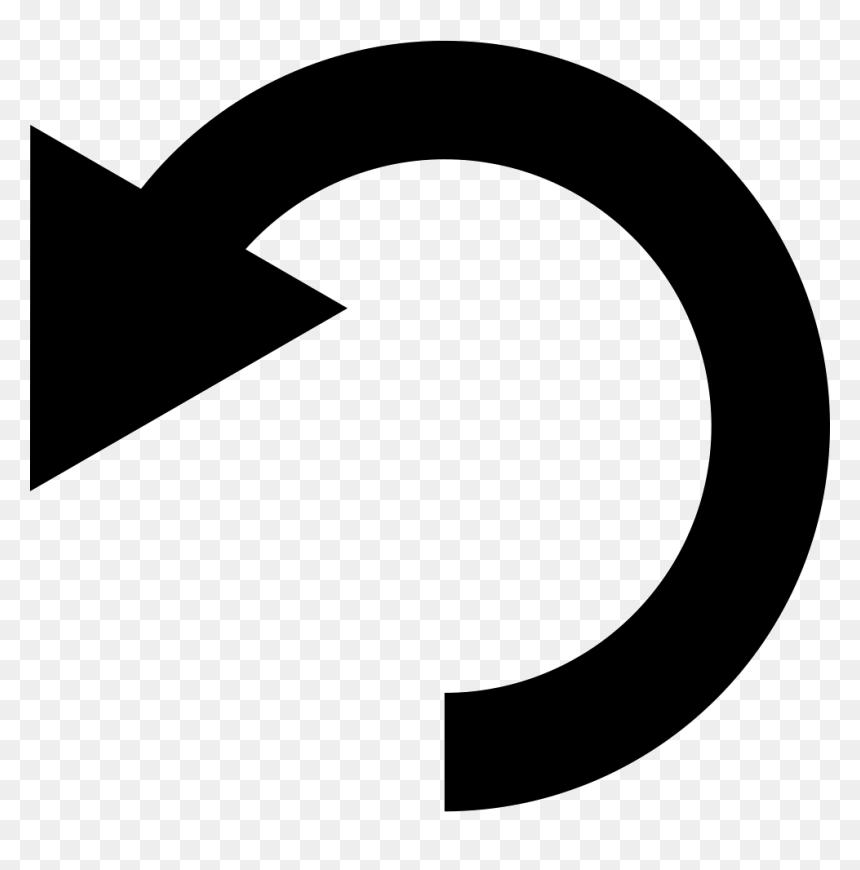 Undo Arrow - Undo Png Icon, Transparent Png - free arrow png