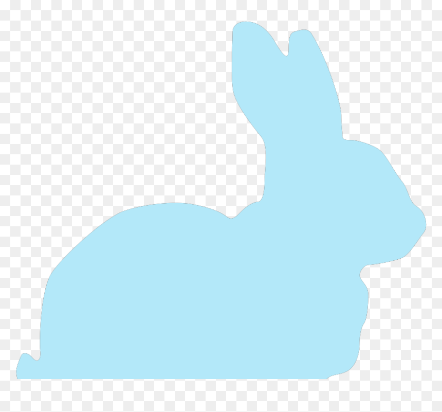 Blue Rabbit Svg Clip Arts - Baby I Am Home, HD Png Download - rabbit clipart png