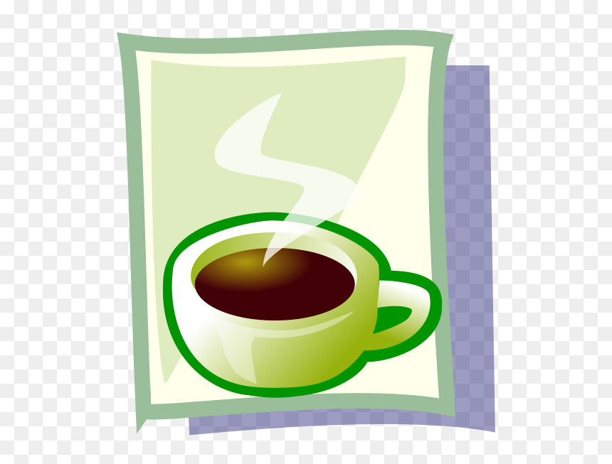 Hot Coffee Vector Image - Vector Graphics, HD Png Download - coffee vector png