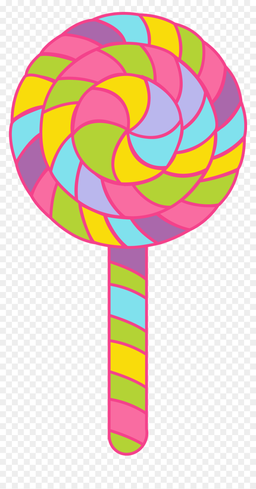 Thumb Image - Lollipop Candyland Clipart, HD Png Download - candyland png