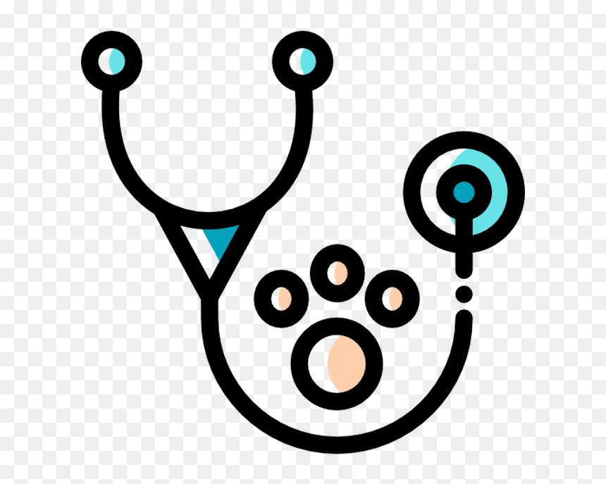 Paw Stethoscope Logo, HD Png Download - estetoscopio png