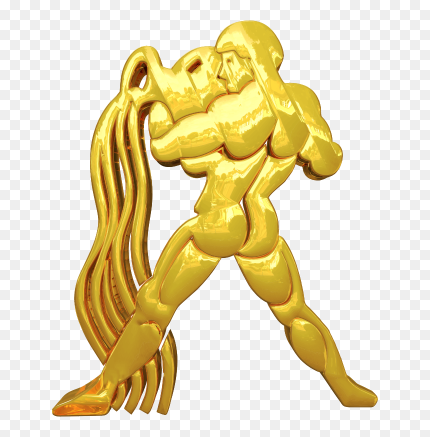Golden Aquarius - Verseaux 2019 3eme Decan, HD Png Download - aquarius png