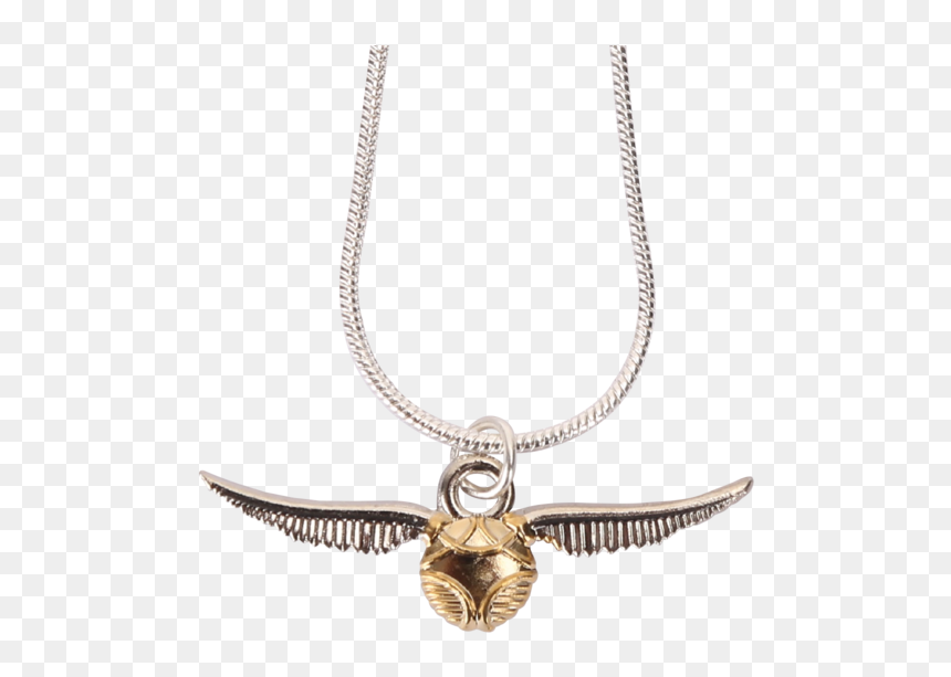 Harry Potter Snitch Necklace, HD Png Download - golden snitch png