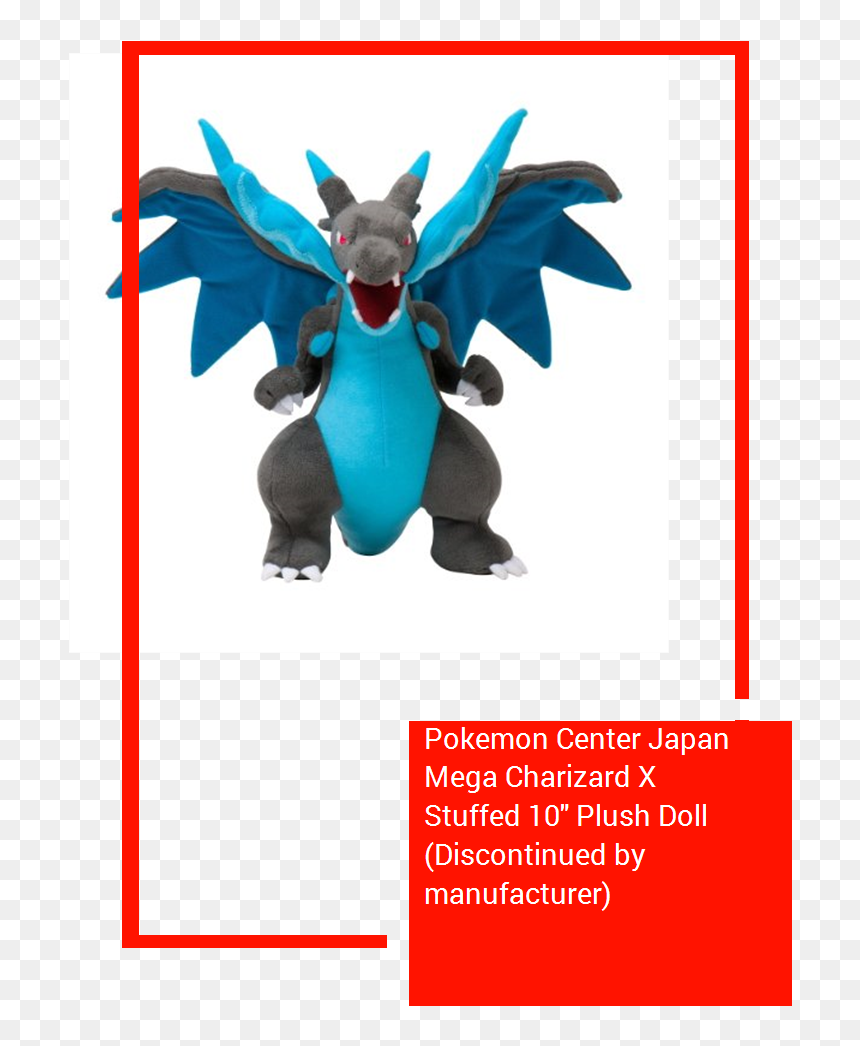 Mega Charizard Gấu Bông Pokemon Mega, HD Png Download - mega charizard x png